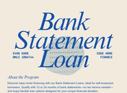 Bank Statement Loan